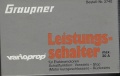 !Leistungsschalter-Aufsatzschalter für Servo C05