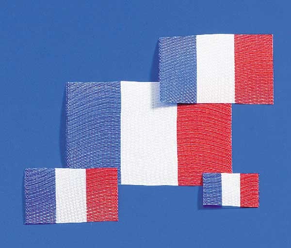 Flagge Frankreich 17x25 mm
