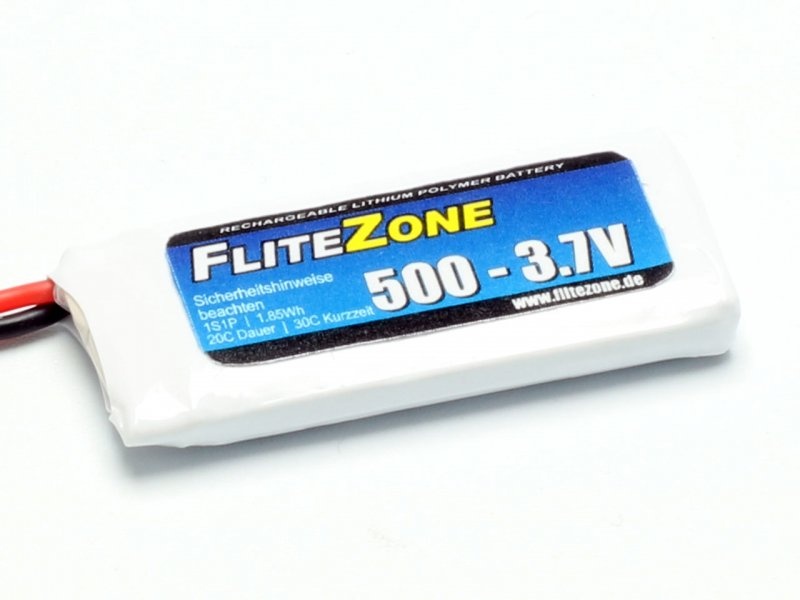 LiPo Akku FliteZone 500 - 3,7V (MOLEX 51005)