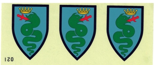 Haftfolie Regimentsabzeichen