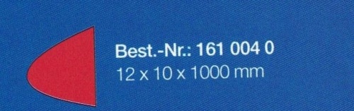 BALSA-NASENLEISTEN 12X10 mm /1000 mm lang