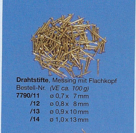 Drahtstifte (/) 0,7 x 7 mm