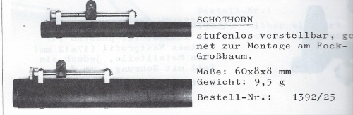 Schothorn, stufenlos verstellbar