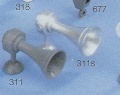 Nebelhorn 2-Stück silber metallisiert