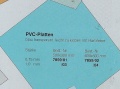 PVC-blau 600x500x1.0mm