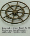 Steuerrad (/) 60mm  Kunststoff